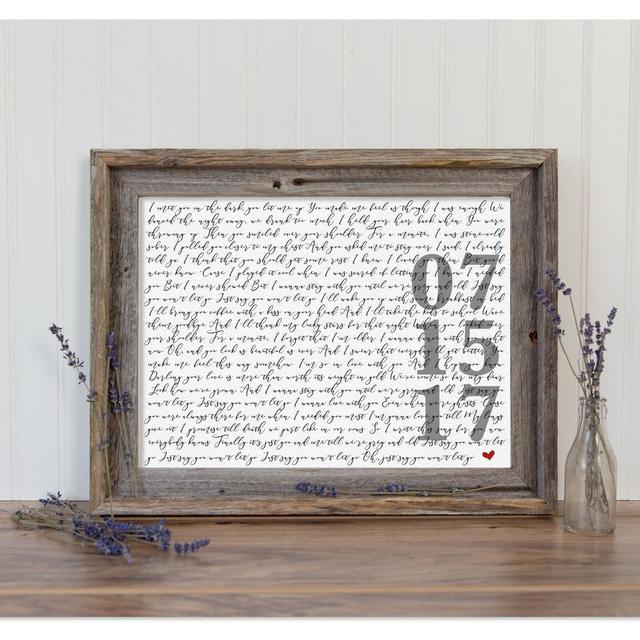 Wedding Gift Song Lyrics, 1st Anniversary Gift, Gift for Her, One Year Anniversary Gift, First Dance Song Lyrics, 10 Year Anniversary 11x14