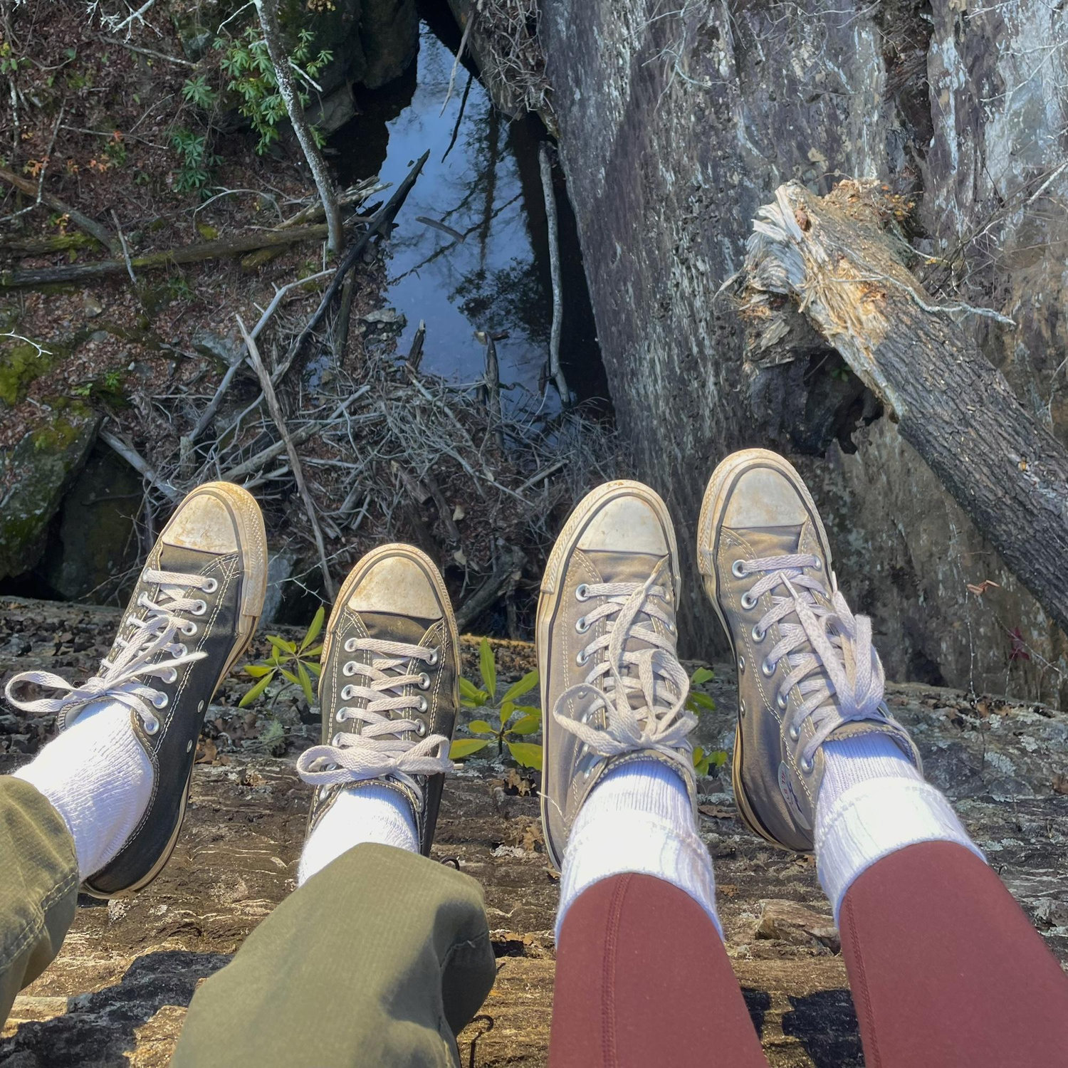 There was not a lot to do at college, so we did a lot of hiking dates!