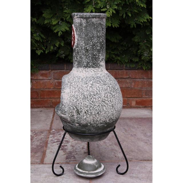Wyalusing Clay Wood Burning Chiminea