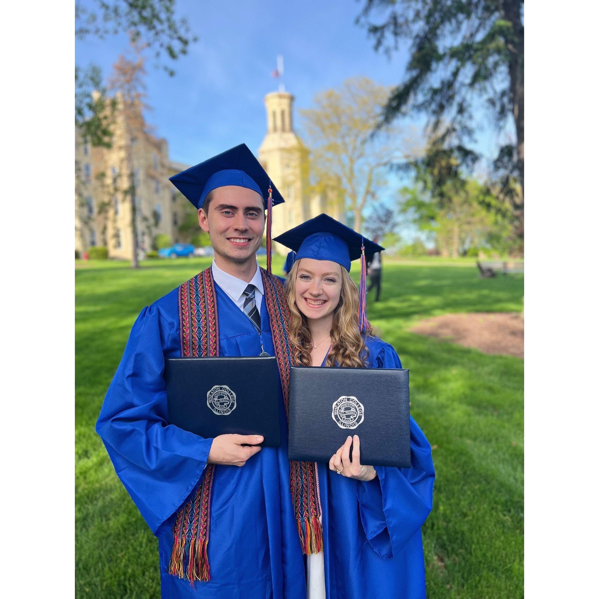 Graduated from Wheaton College! -May 5th, 2024