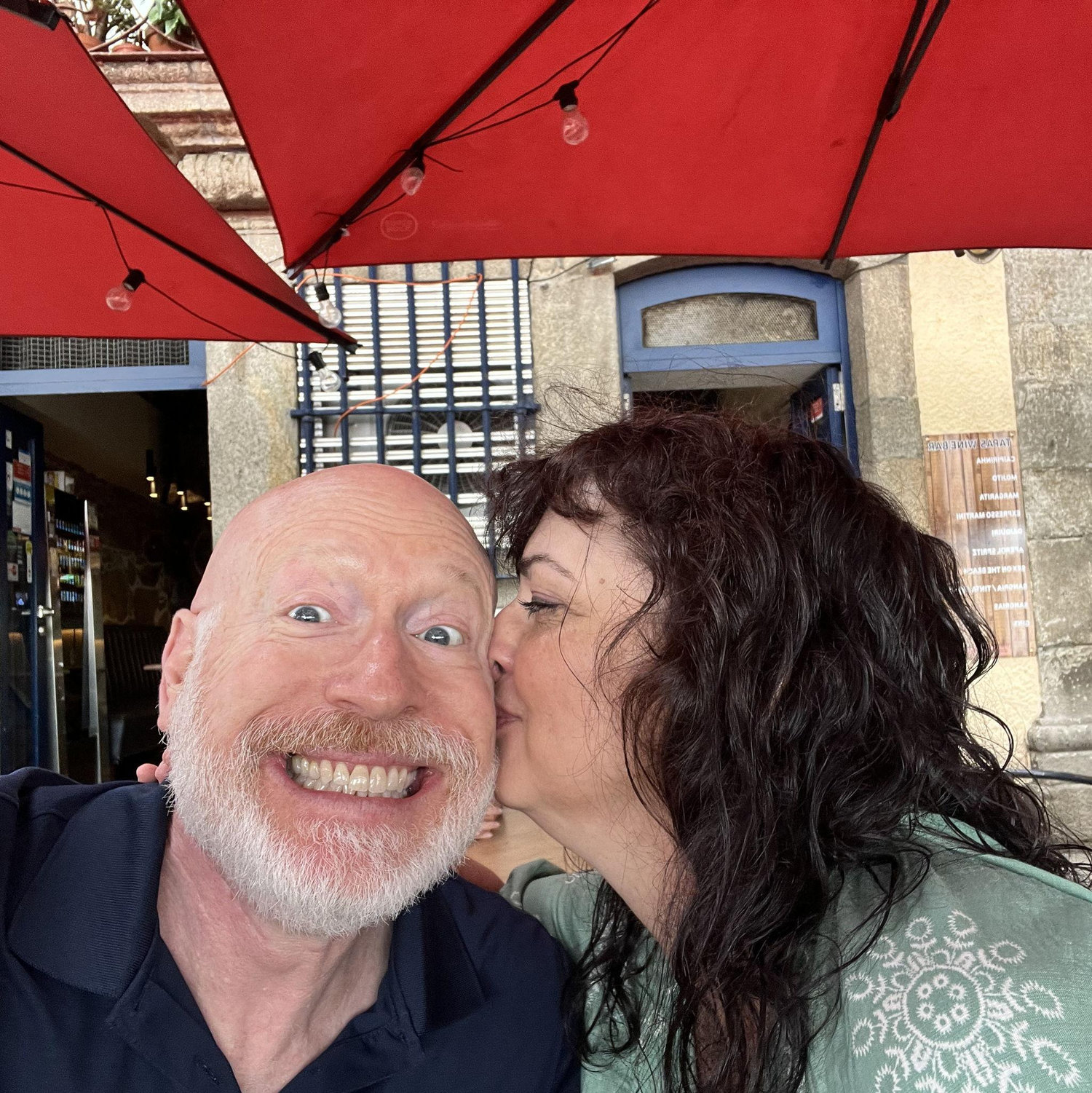 We love laughing together.