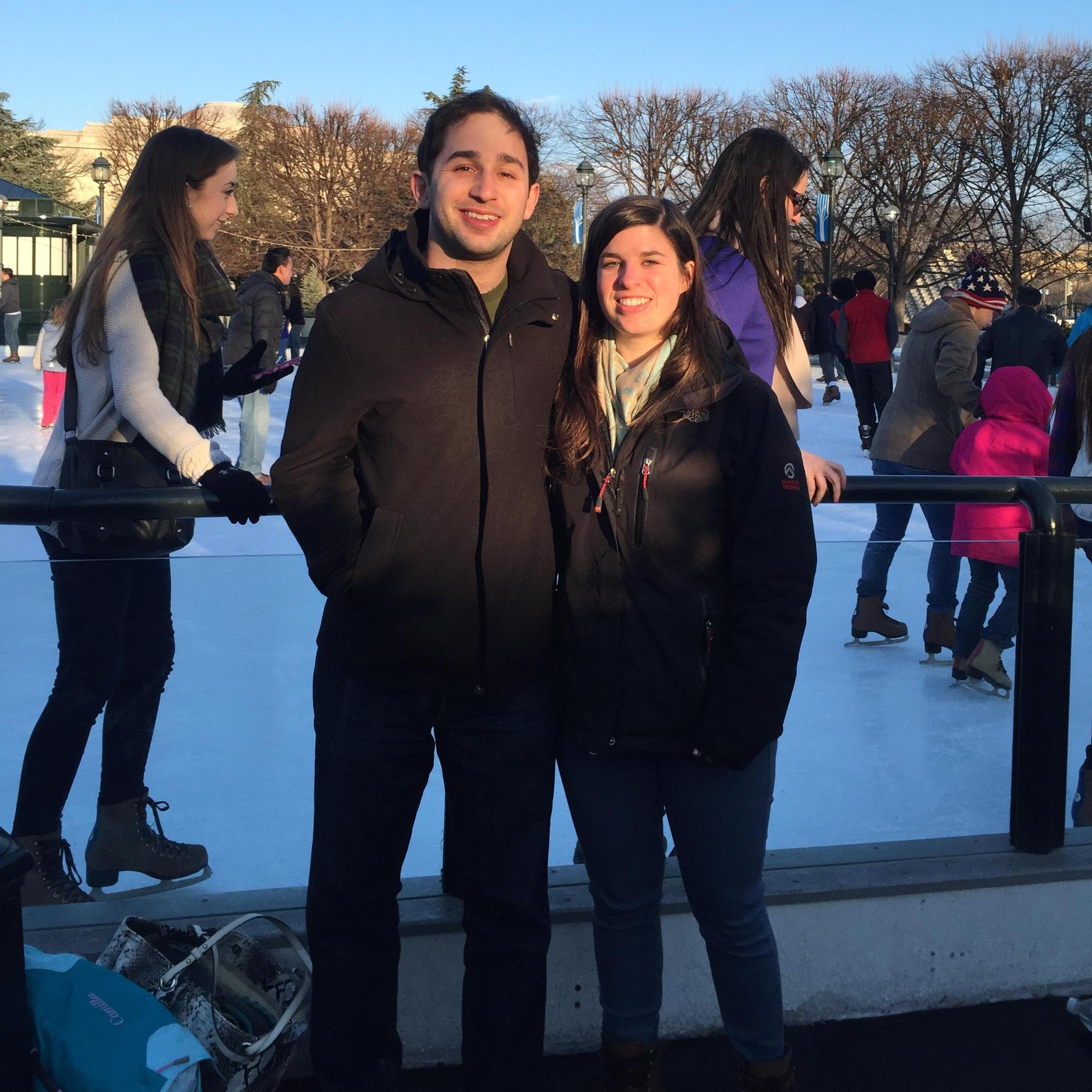 Our first photo together, March 2015