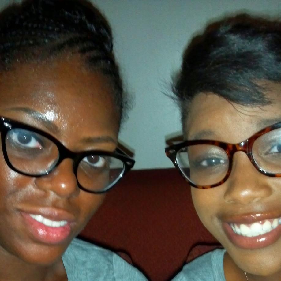 Twinning with the Maid of Honor! Circa 2012