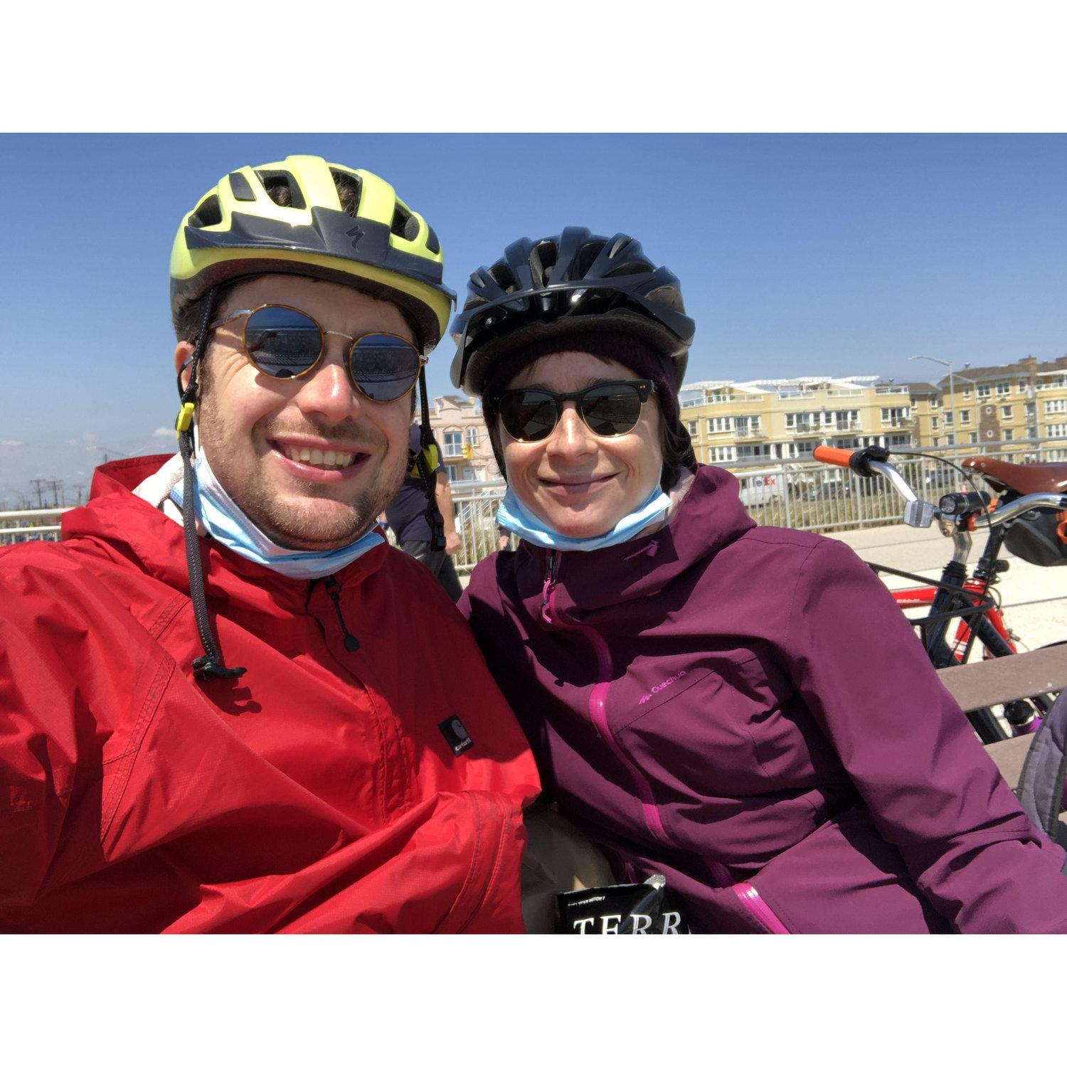 Pandemic bike tours around NYC (2020)