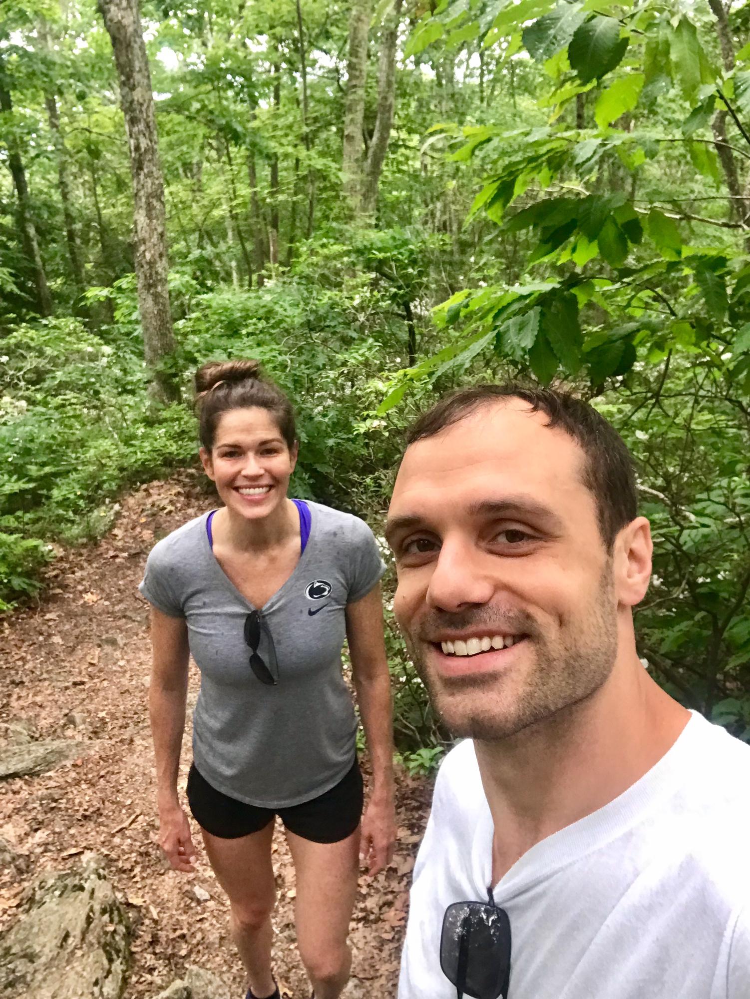 Hiking in CT, 6/2019.