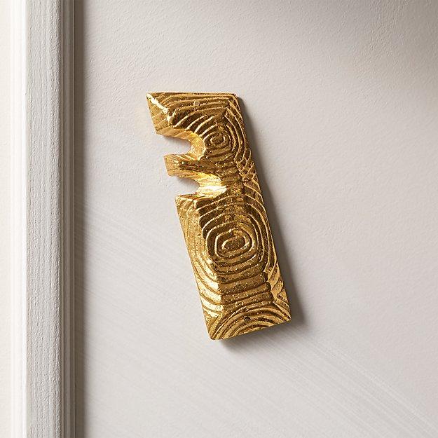 Deco Brass Mezuzah