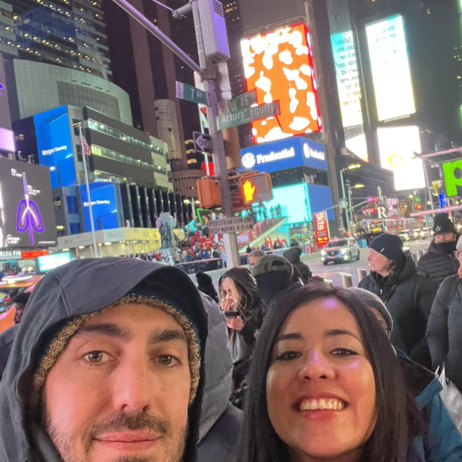 NY in January 2024, captured Ryan-style: heads only!