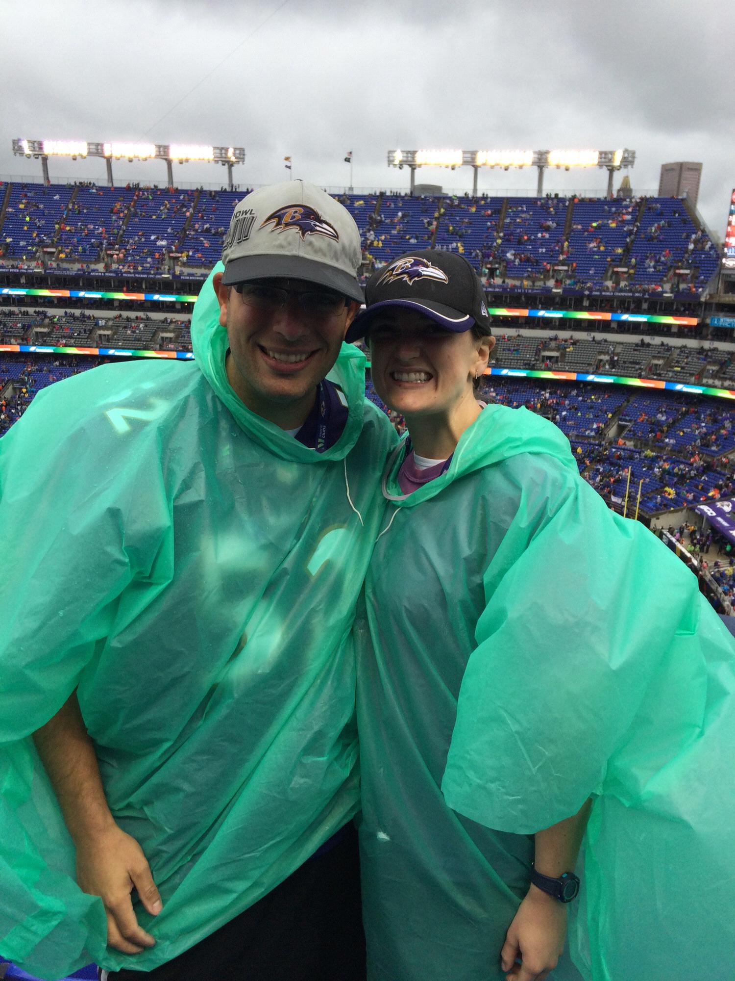 Jocelyn's first Ravens game
