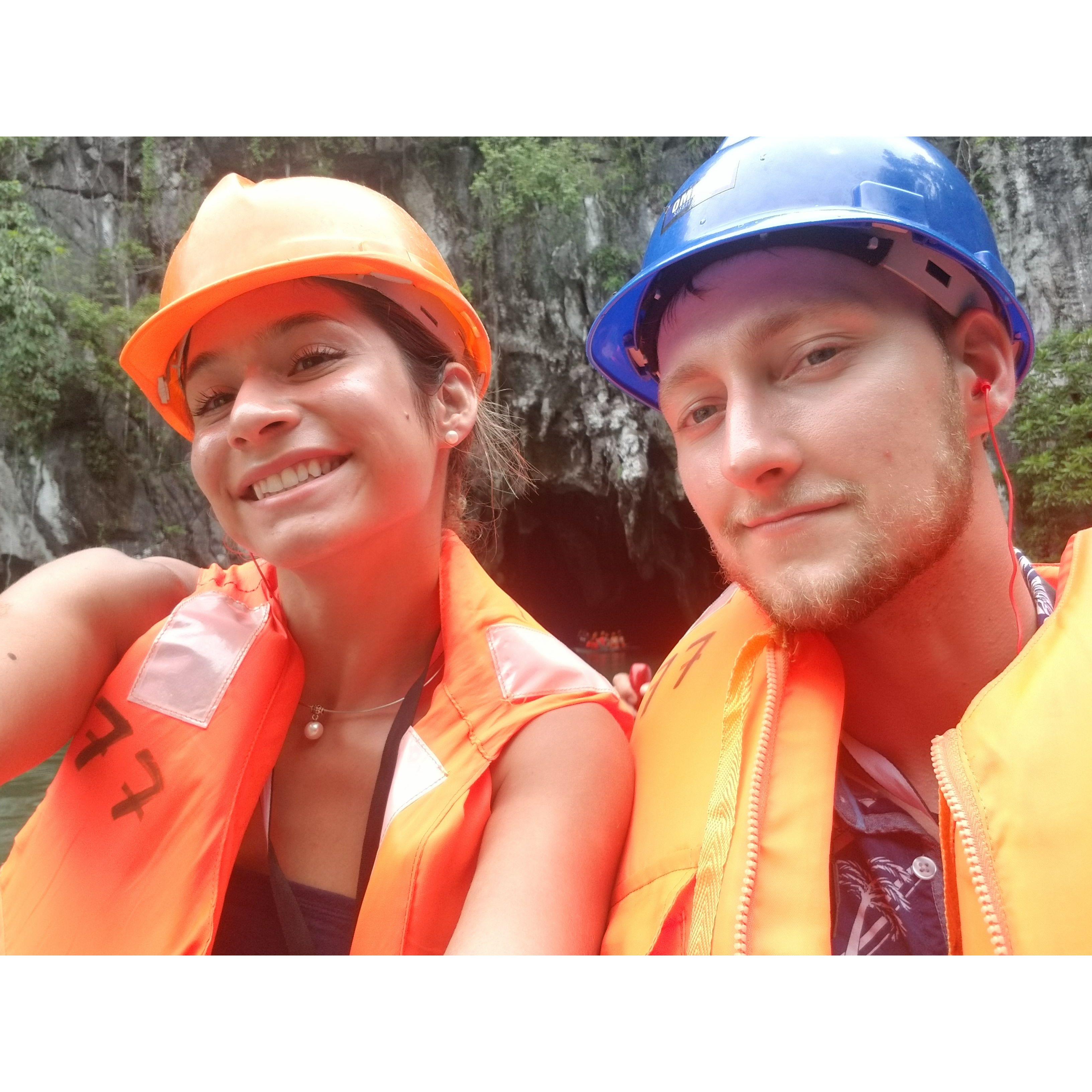 Exploring underground caves in the Philippines 2019