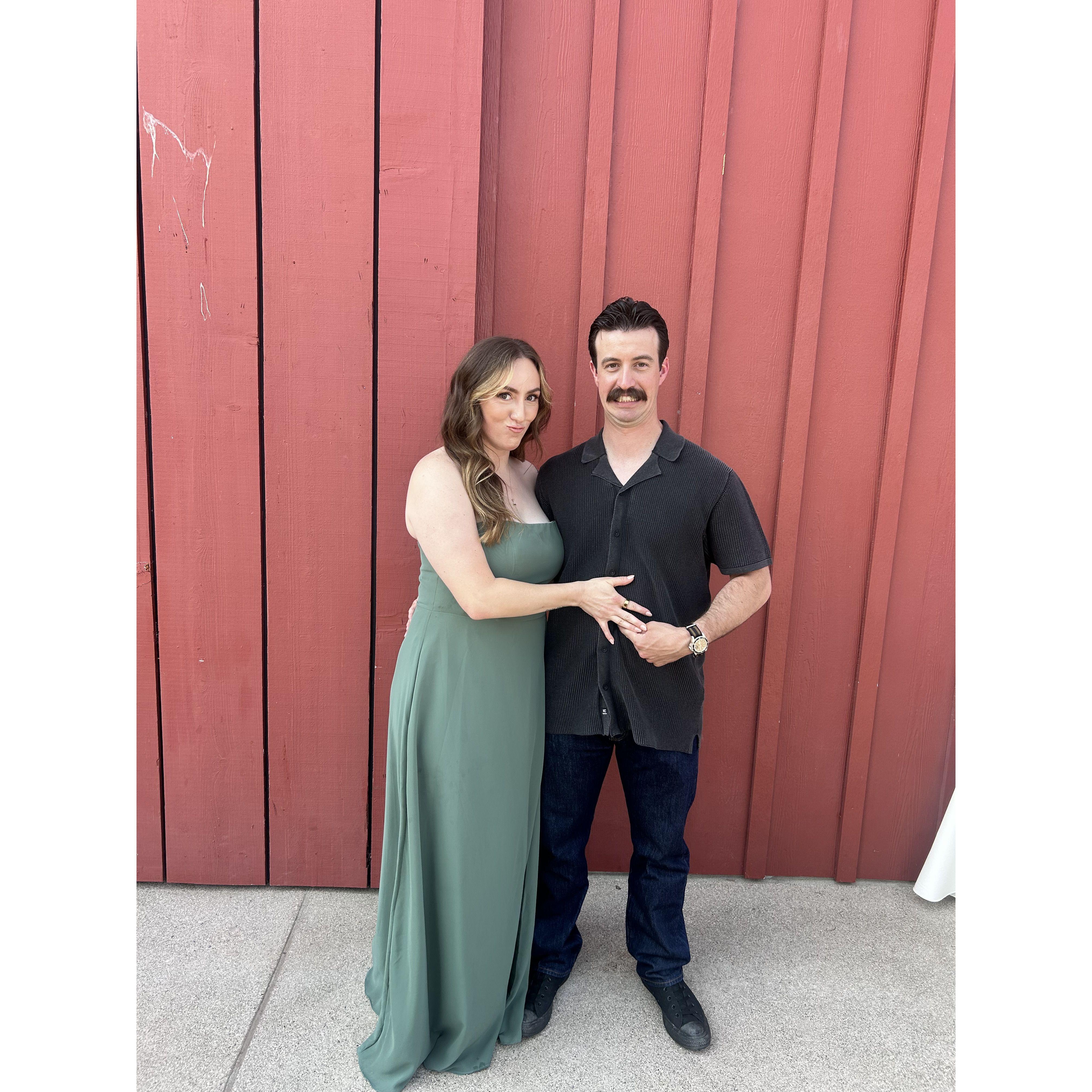 Second wedding together