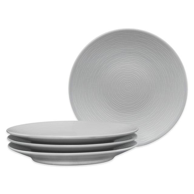 Noritake® Grey on Grey Swirl Appetizer Plates (Set of 4)