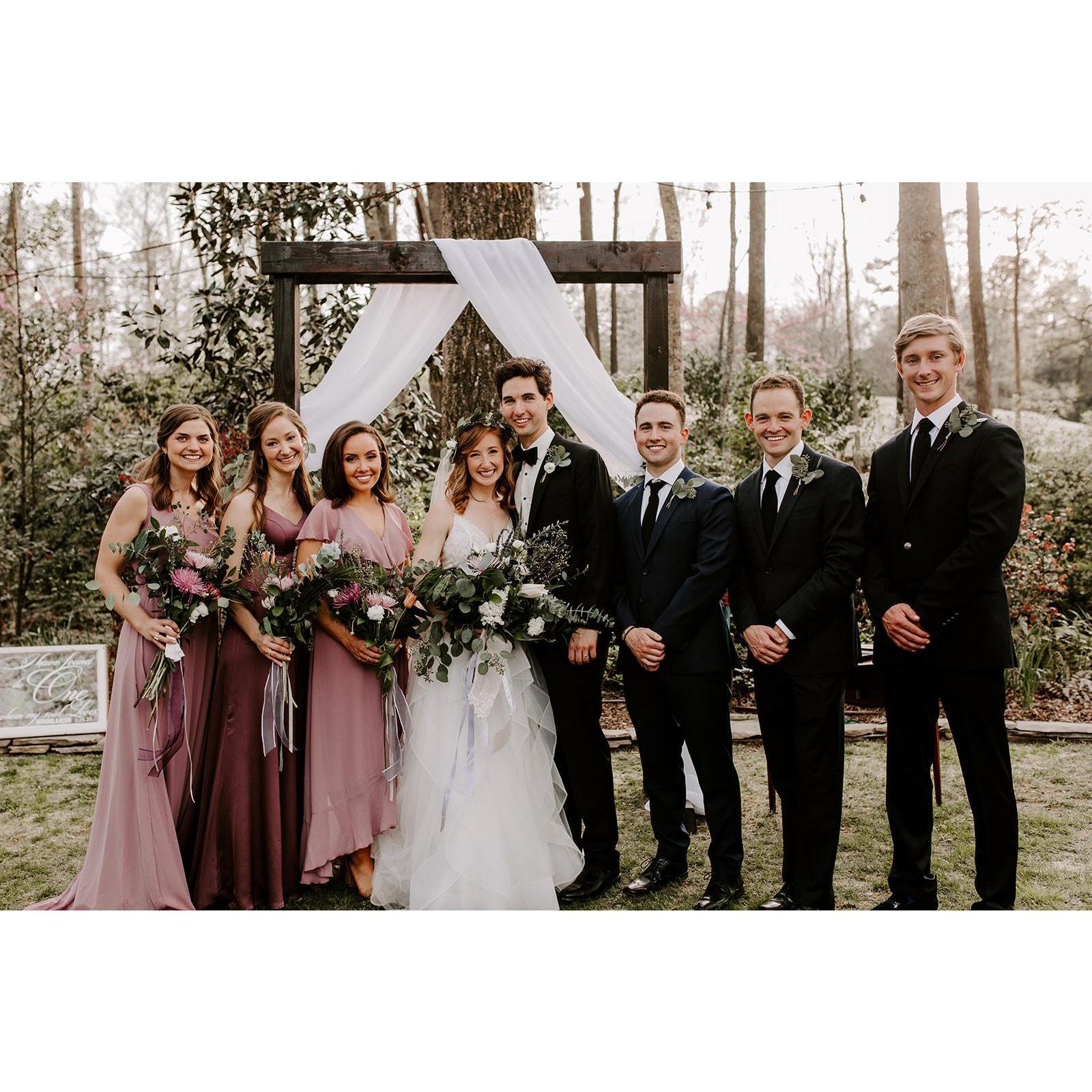 Our (present) wedding party