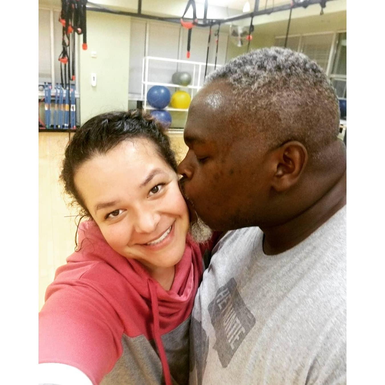Our workouts are fun and...not fun lol