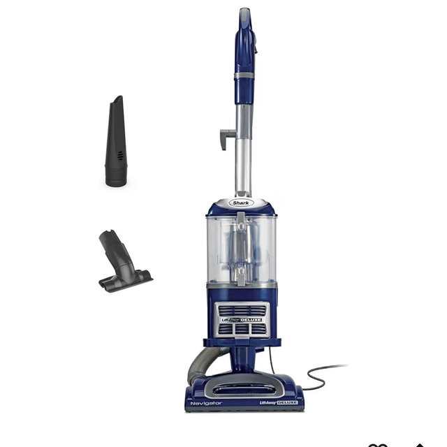Shark | Upright Vacuum Cleaner for Home | Rotator Lift-Away | No Hair Wrap | HEPA Filter | Lightweight Bagless Vacuum for Pet Hair | LED Headlights For Carpets & Hardwood Floors | Silver | LA502