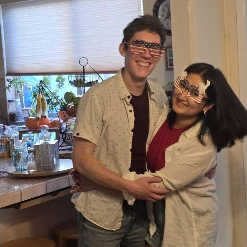 Celebrating our first July 4th together