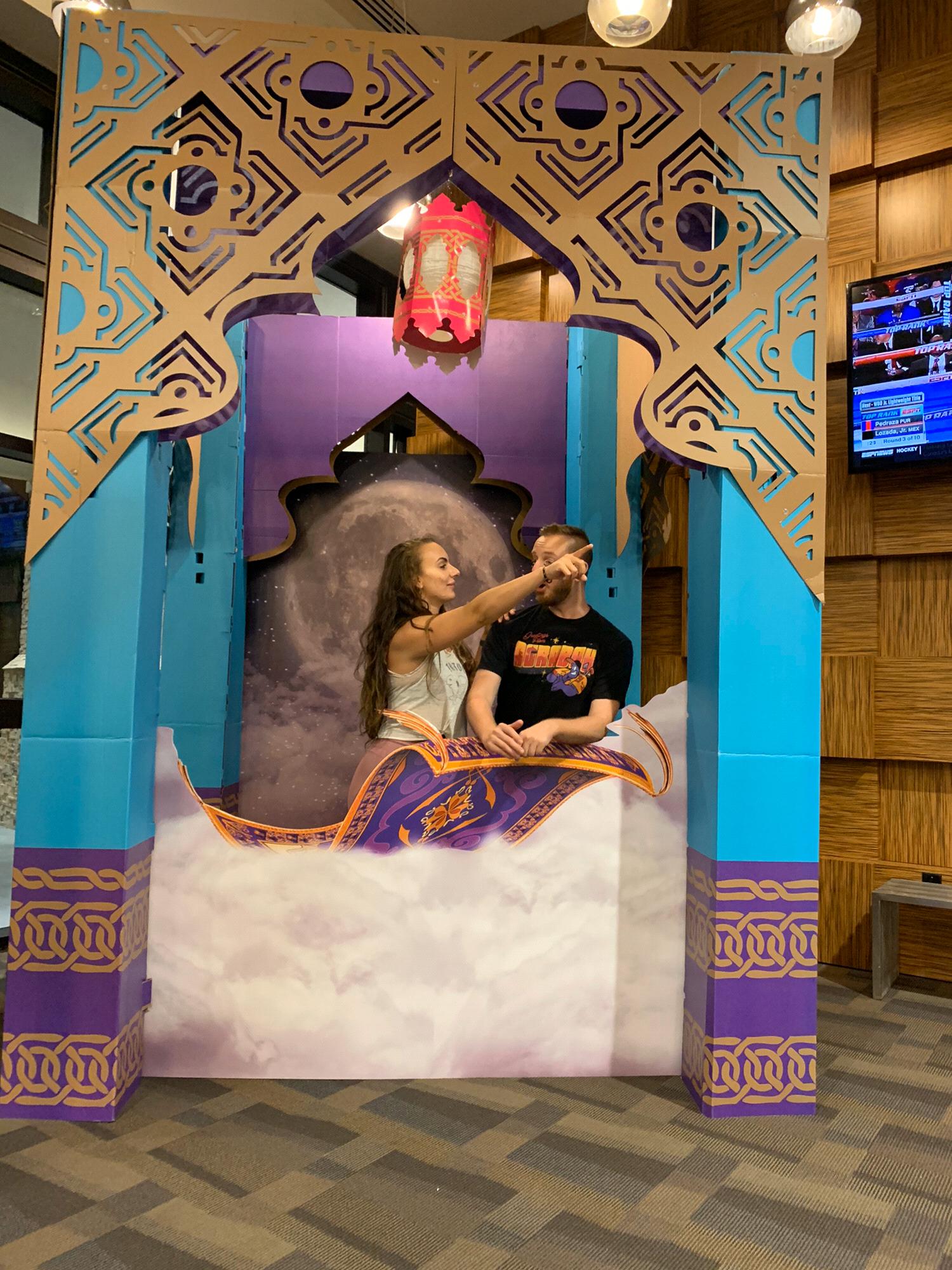 Our first live-action Aladdin screening.