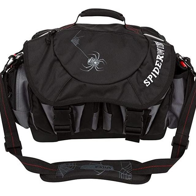 Spiderwire Wolf Tackle Bag, 38.8-Liter, Black