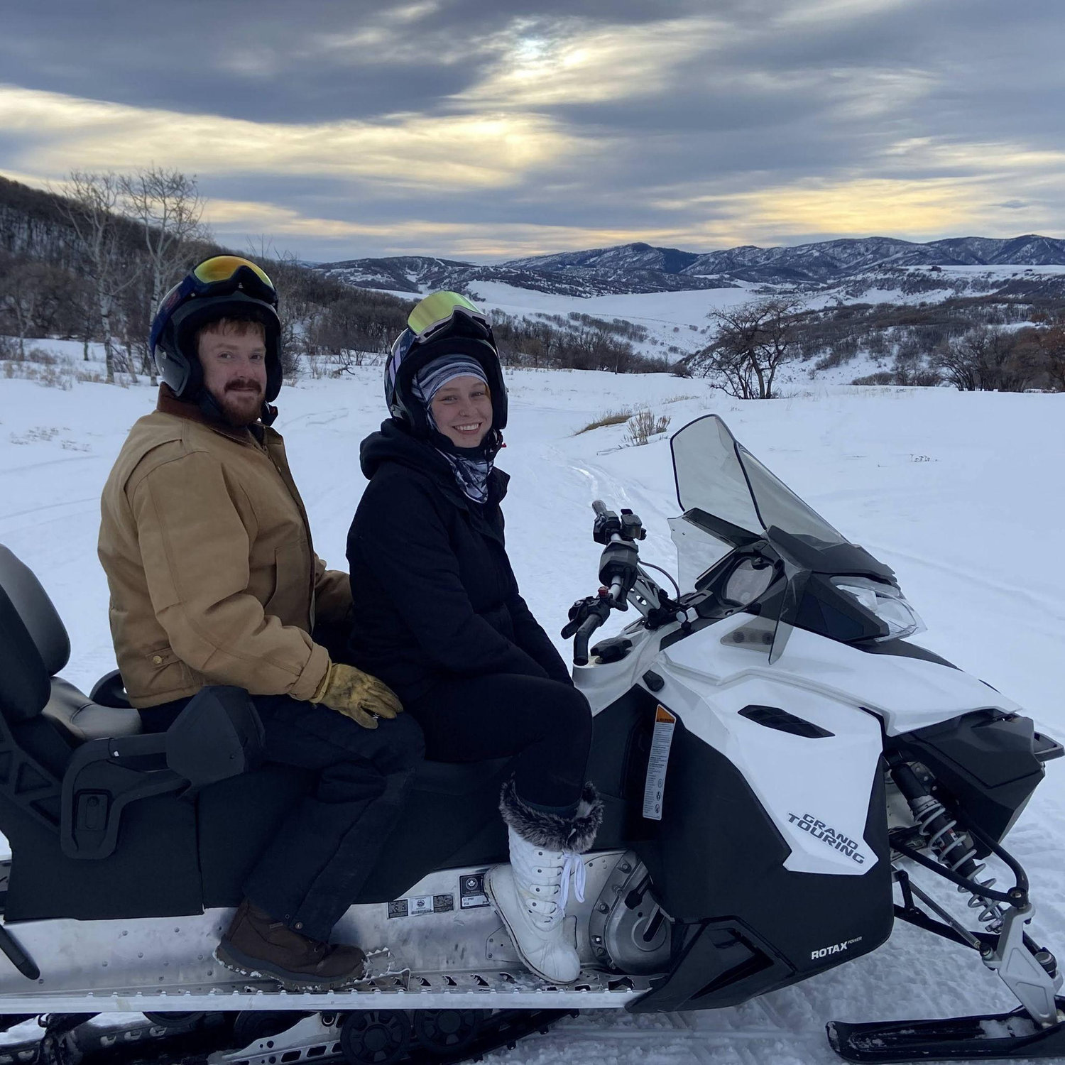 Snowmobiling in Steamboat Springs :)