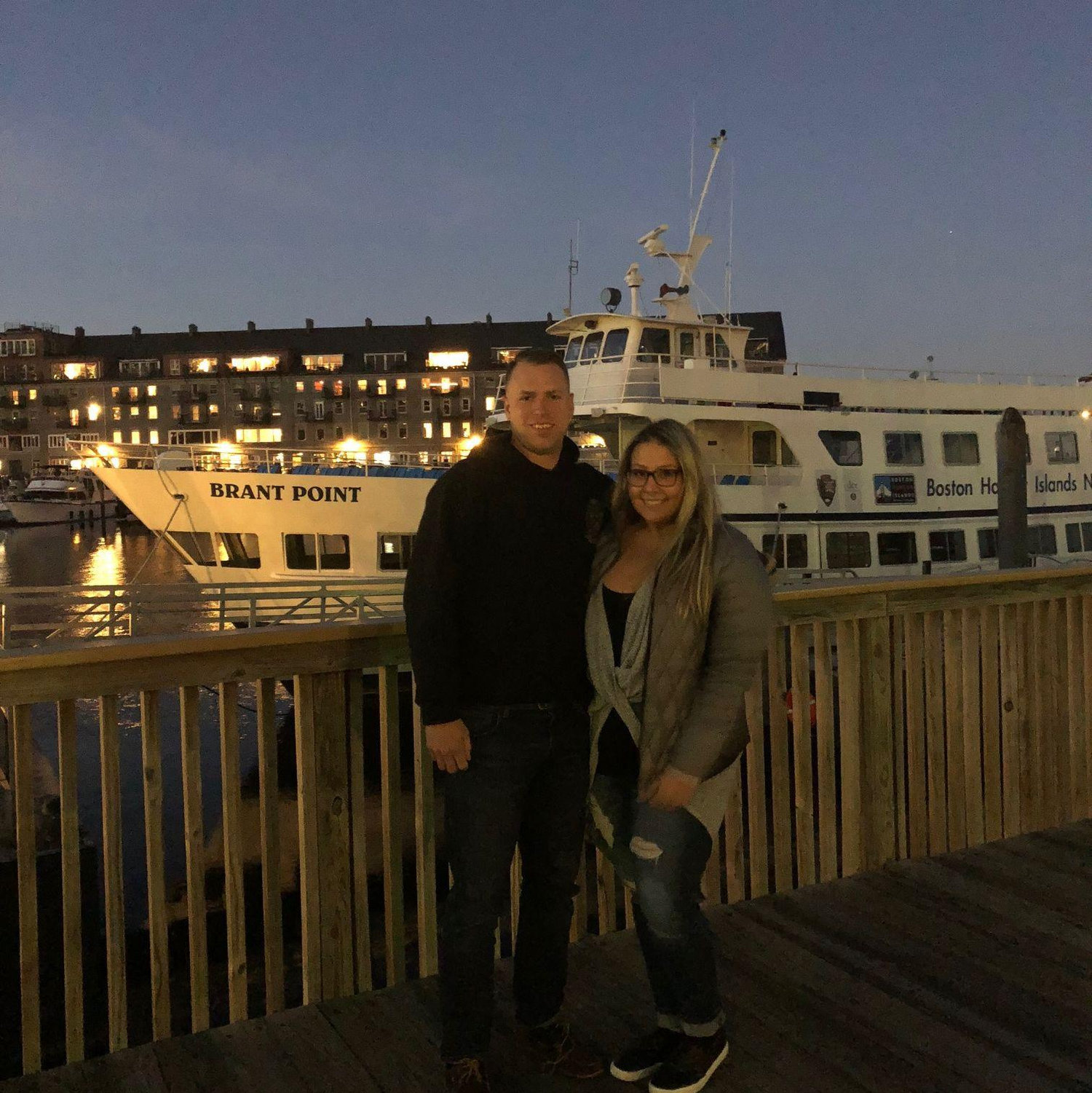 One of our many trips to Boston.