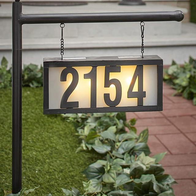 DoinMaster Solar House Number Display Stakes (Single Stake Item)