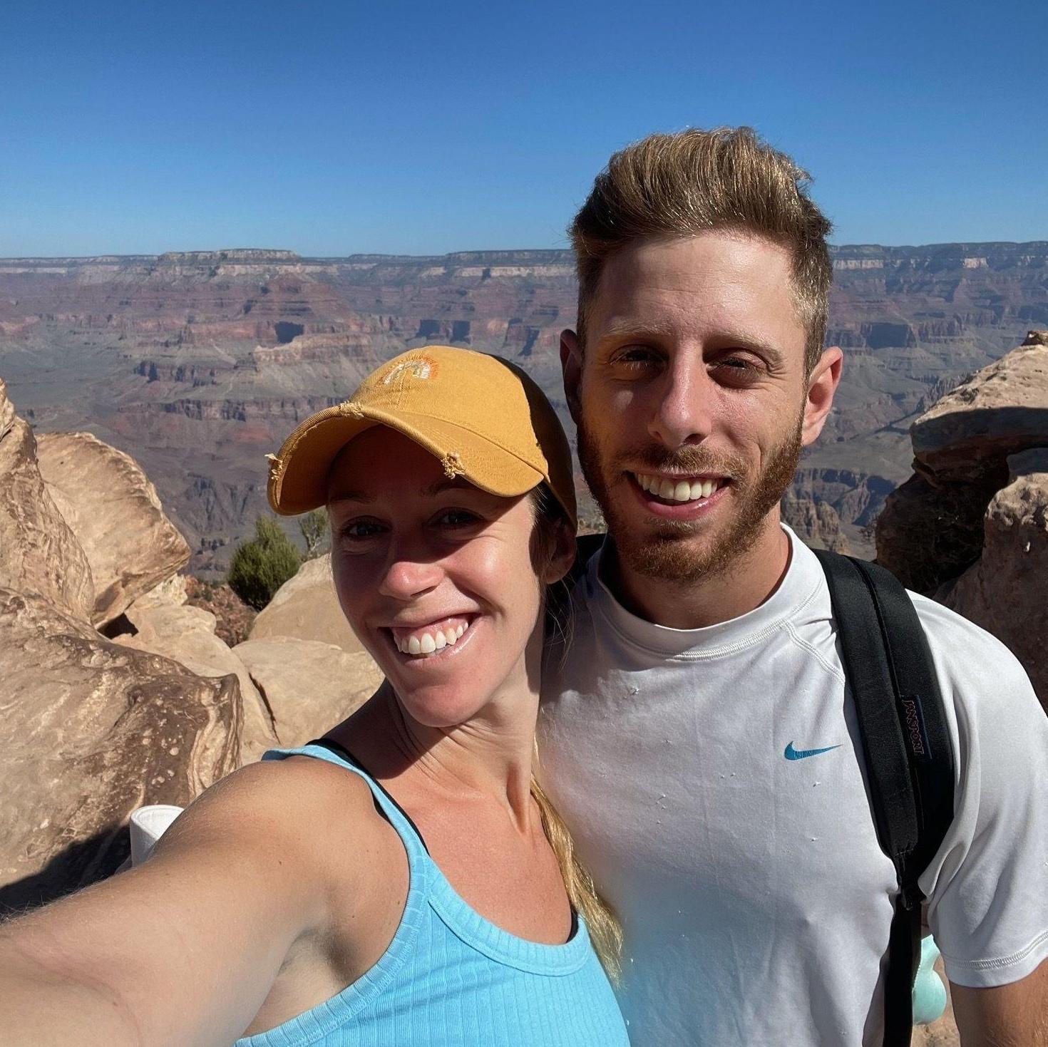At the Grand Canyon on our trip out west in 2021!