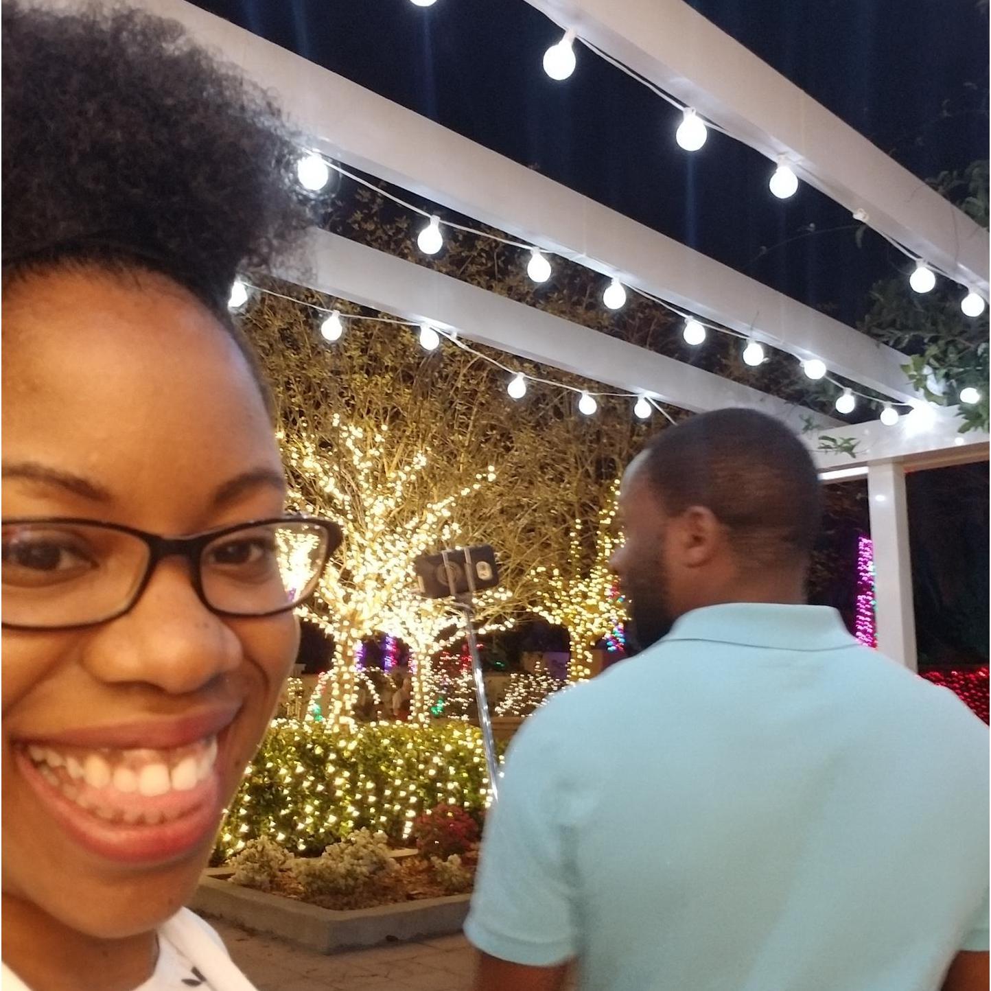 We were determined to get the selfie stick to work!
