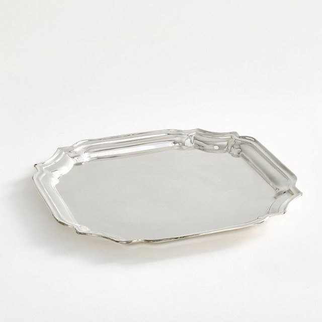 LoveShackFancy Silver Champagne Serving Tray - Antique Silver