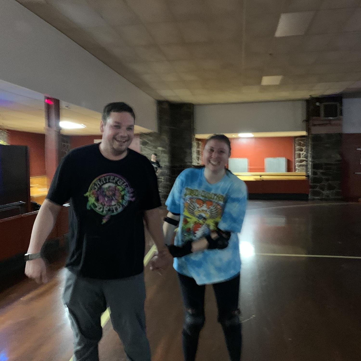 Skate night date night at Ringing Rocks