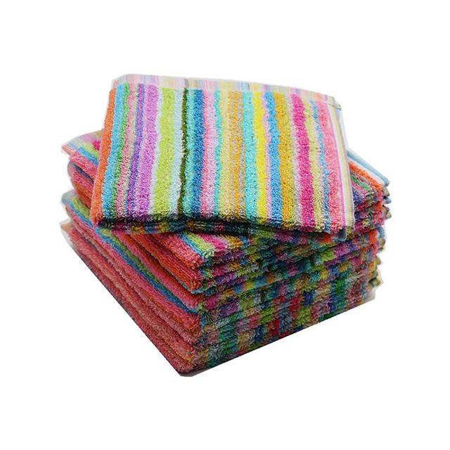 Oeleky Dish Cloths for Kitchen Washing Dishes, Super Absorbent Dish Rags, Cotton Terry Cleaning Cloths Pack of 8 , 12x12 Inches