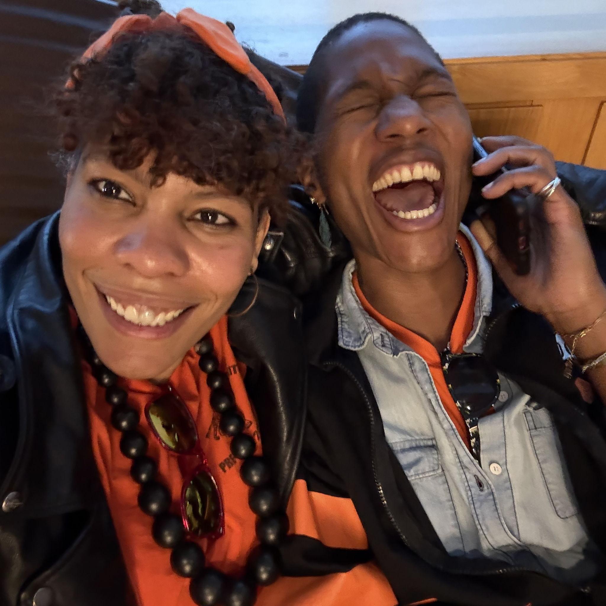 Princeton reunion, Alana on the phone with Tam/Ben. Funny story.