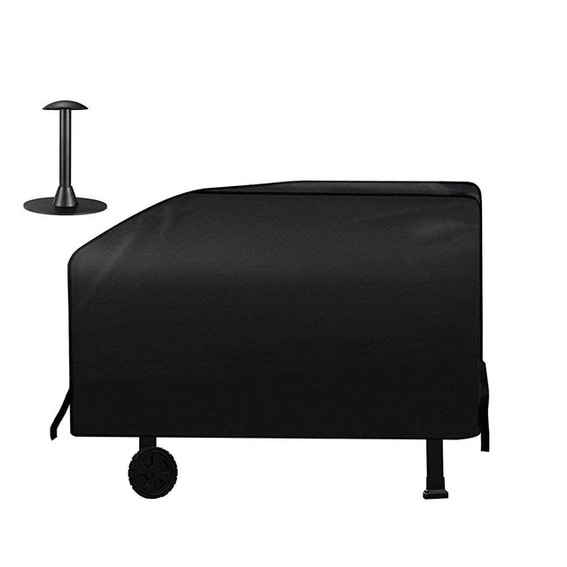 Unicook 28 inch Blackstone Grill Griddle Cover, Flat Top Cooking Station Grill Cover with Sealed Seam, Outdoor Heavy Duty Waterproof Hibachi grill Cover, Includes Support Pole to Prevent Water Pooling