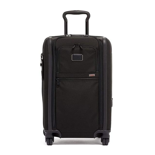 TUMI - Alpha 3 International Dual Access 4 Wheeled Carry-On Luggage - 22 Inch Rolling Suitcase for Men and Women - Black
