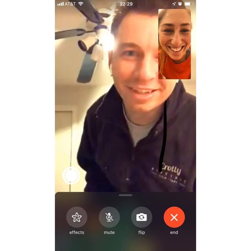 We have spent a lot of time together on facetime!