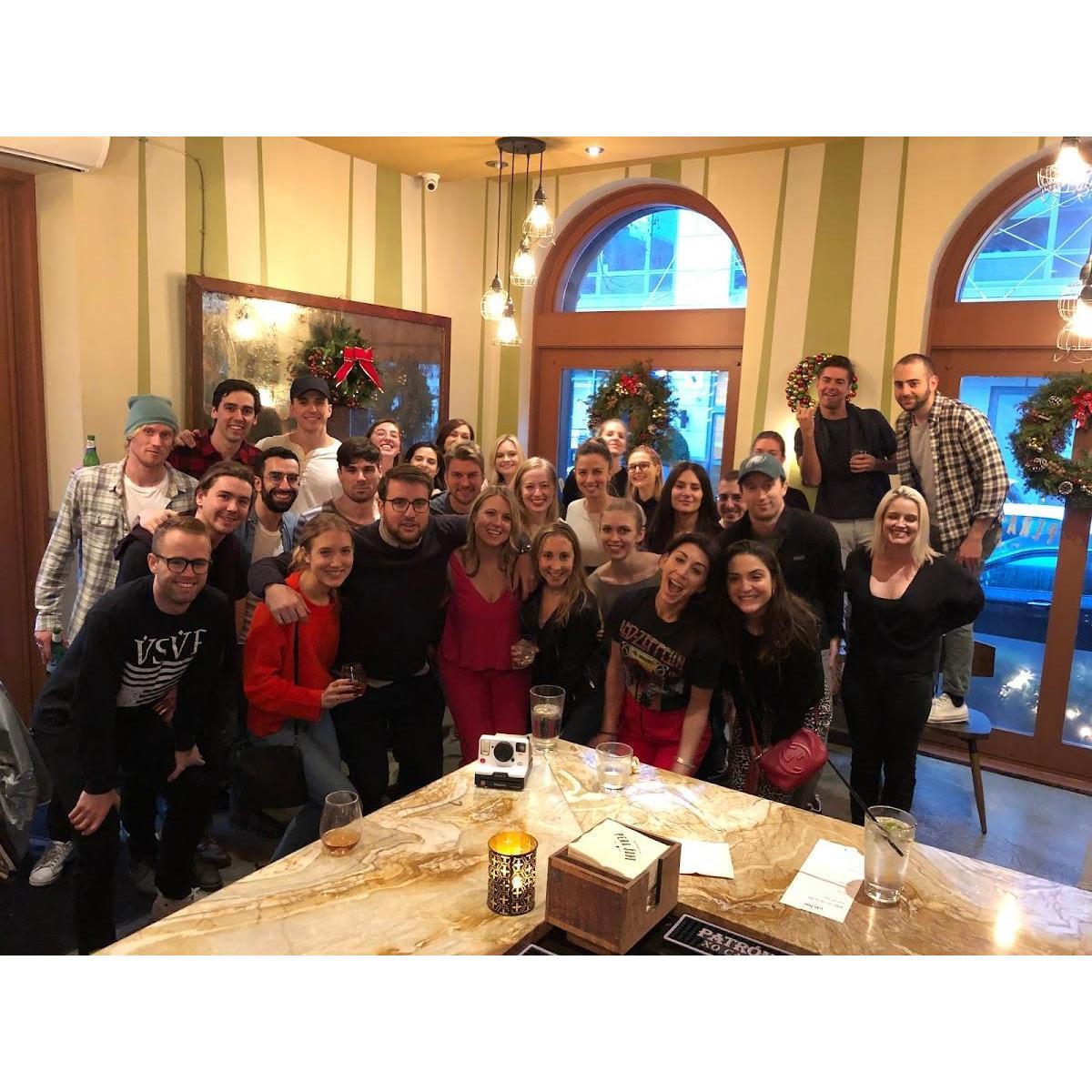 Farewell party when leaving New York in 2018