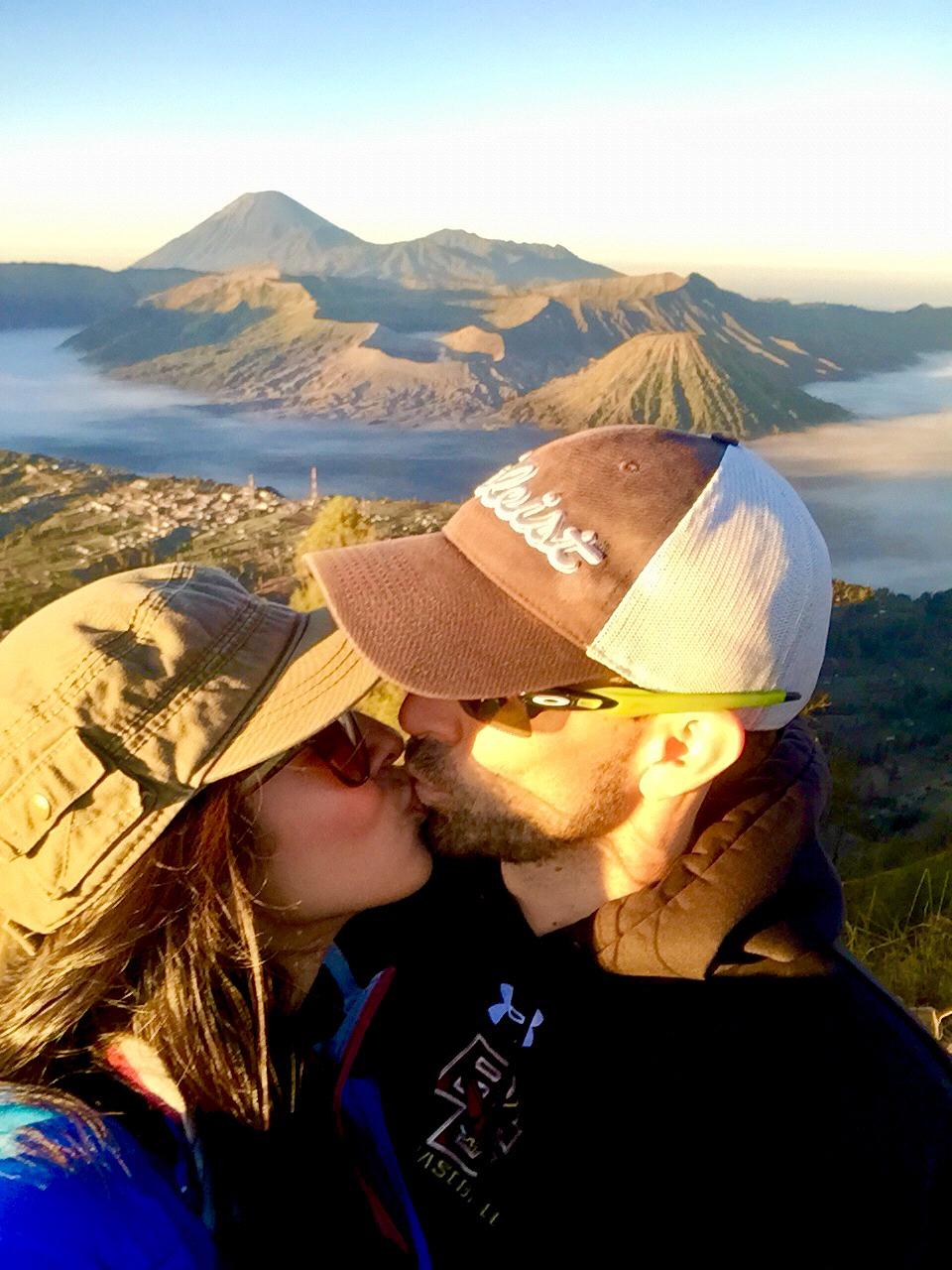 On one of our adventures in Mt. Bromo Indonesia