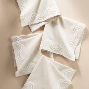 Madeline Embroidered Napkins, Set of 4