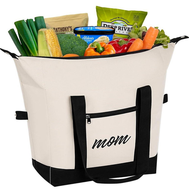 ADDIMOR Jumbo Insulated Cooler Bag, Premium Reusable 38L Soft Cooler Bags, Collapsible Cooler Leak Proof Portable Thermal Bags for Groceries Beach Travel Picnic Camping