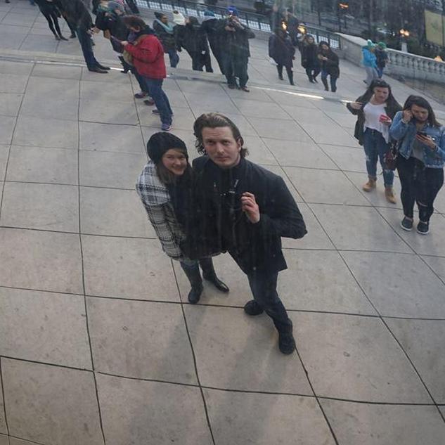 Photo in the Bean from our trip to Chicago