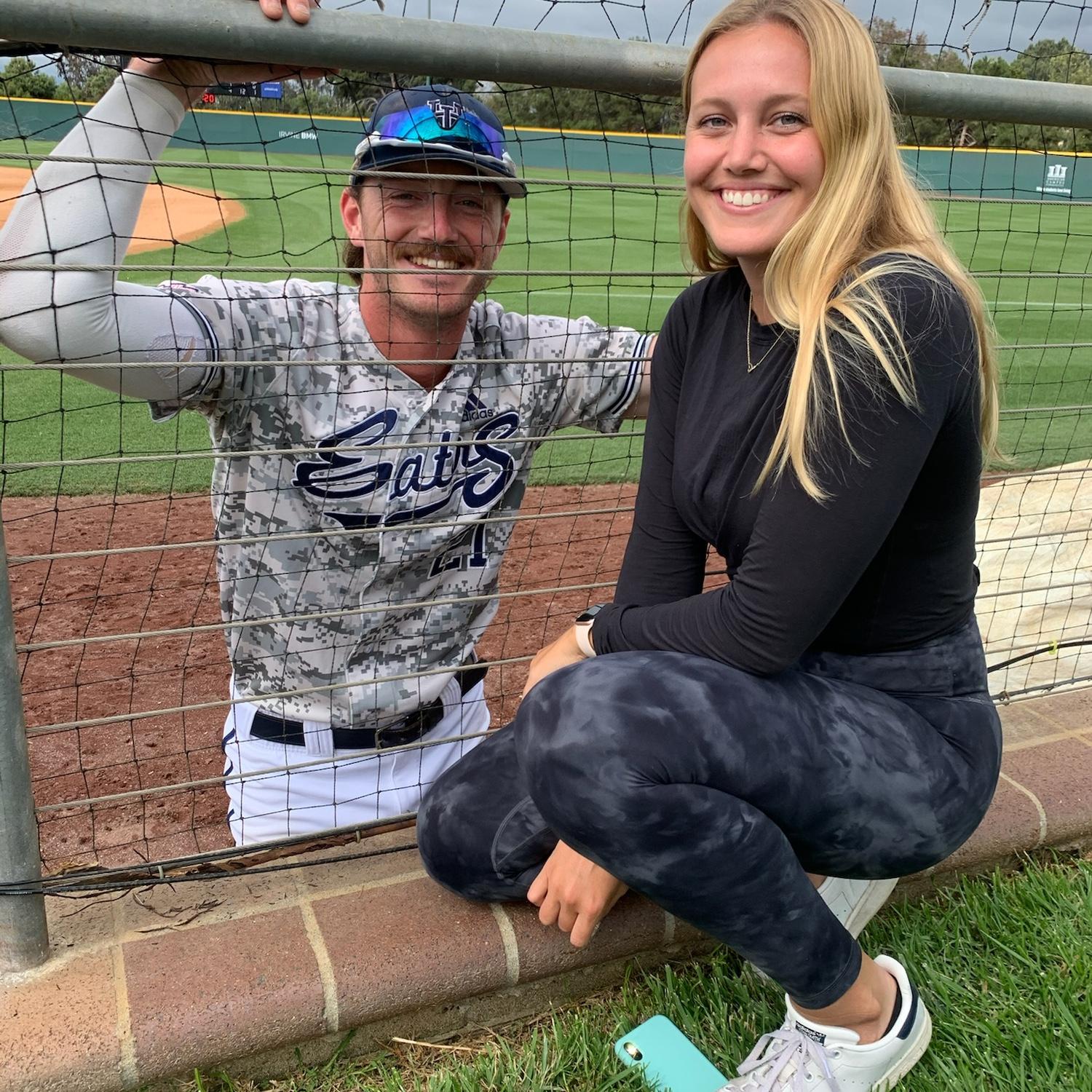 Kelly finally got to watch Mike play at UC Irvine.