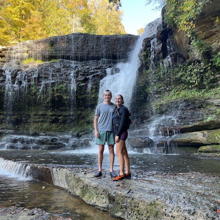 Cummings Falls State Park in TN: October 2022 (Kait & Conrad's first trip out of state just the two of them!)