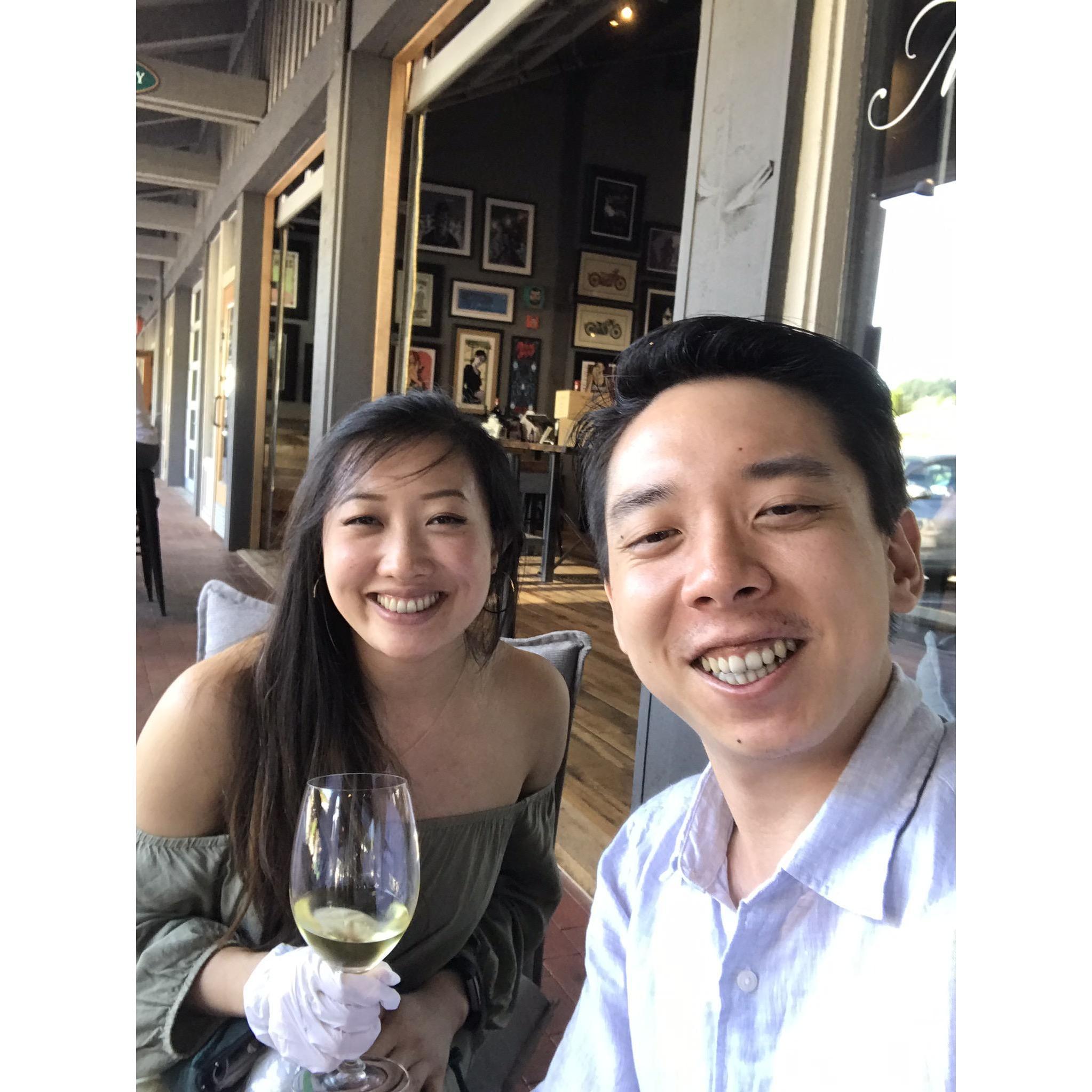 our first wine tasting in Seattle