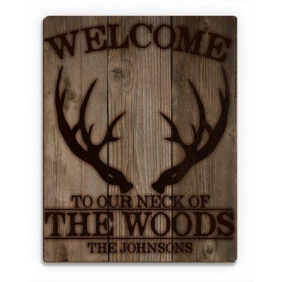 Astra Art Neck of the Woods 11-Inch x 14-Inch Wood Wall Art