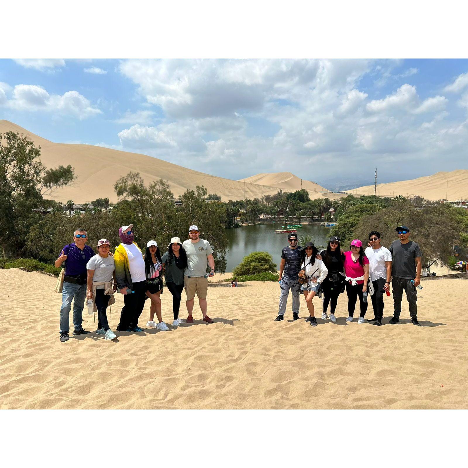 Gator and Jimena first time in Ica, Peru!