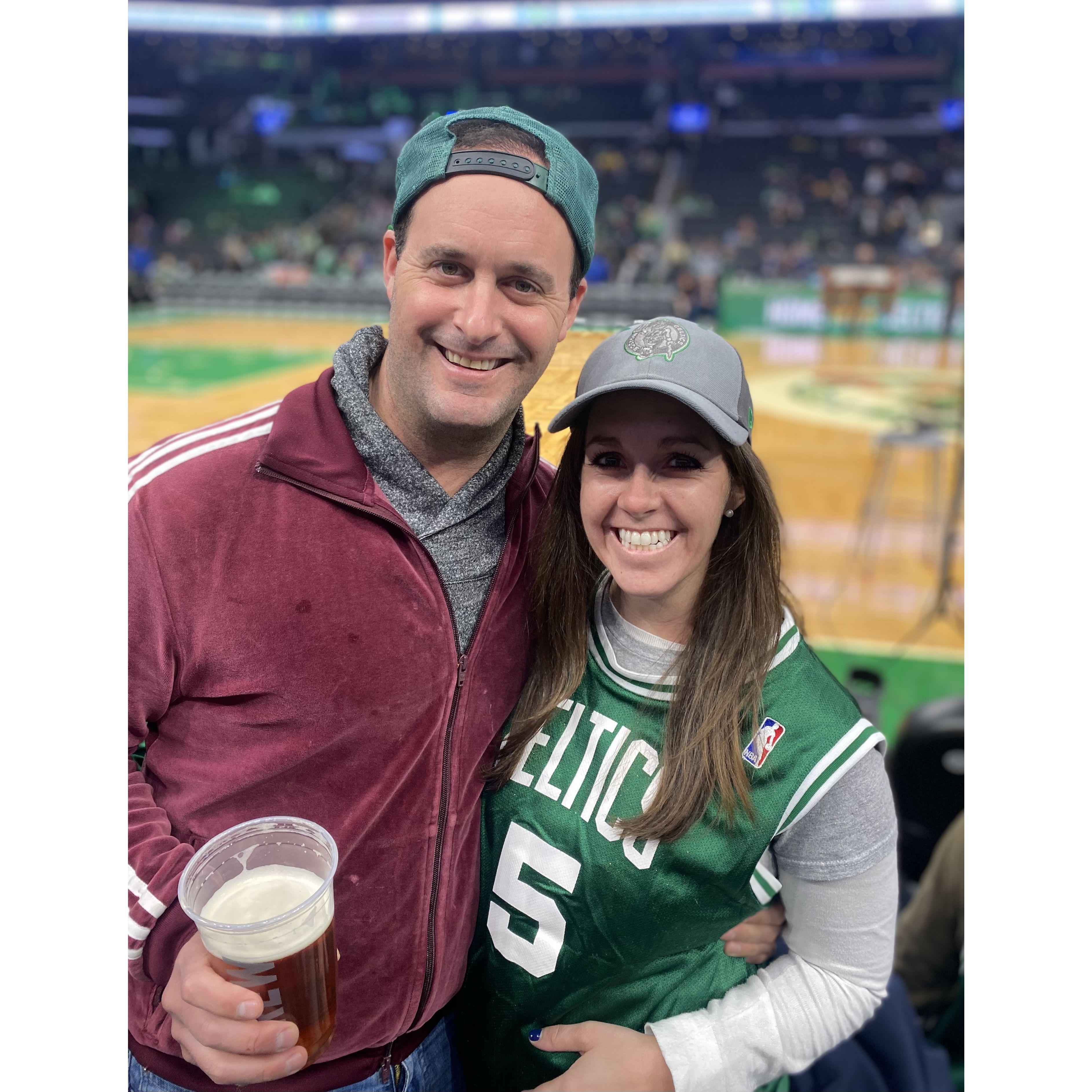 Courtside Celtics