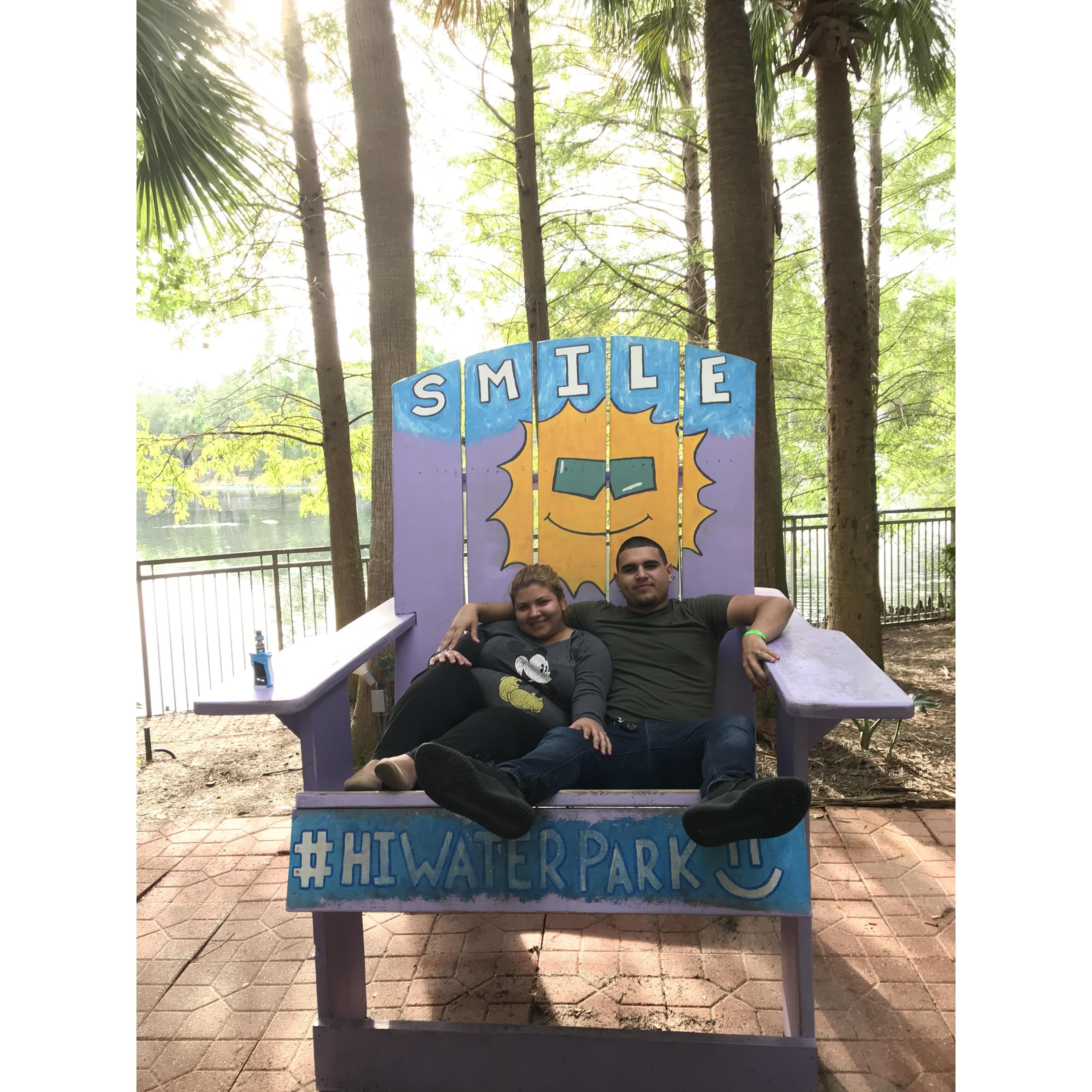 our first trip to disney together