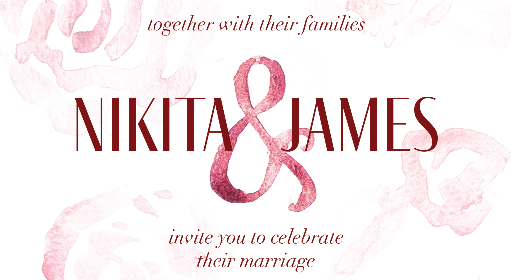 The Wedding Website of Nikita Frampton and James Hylands