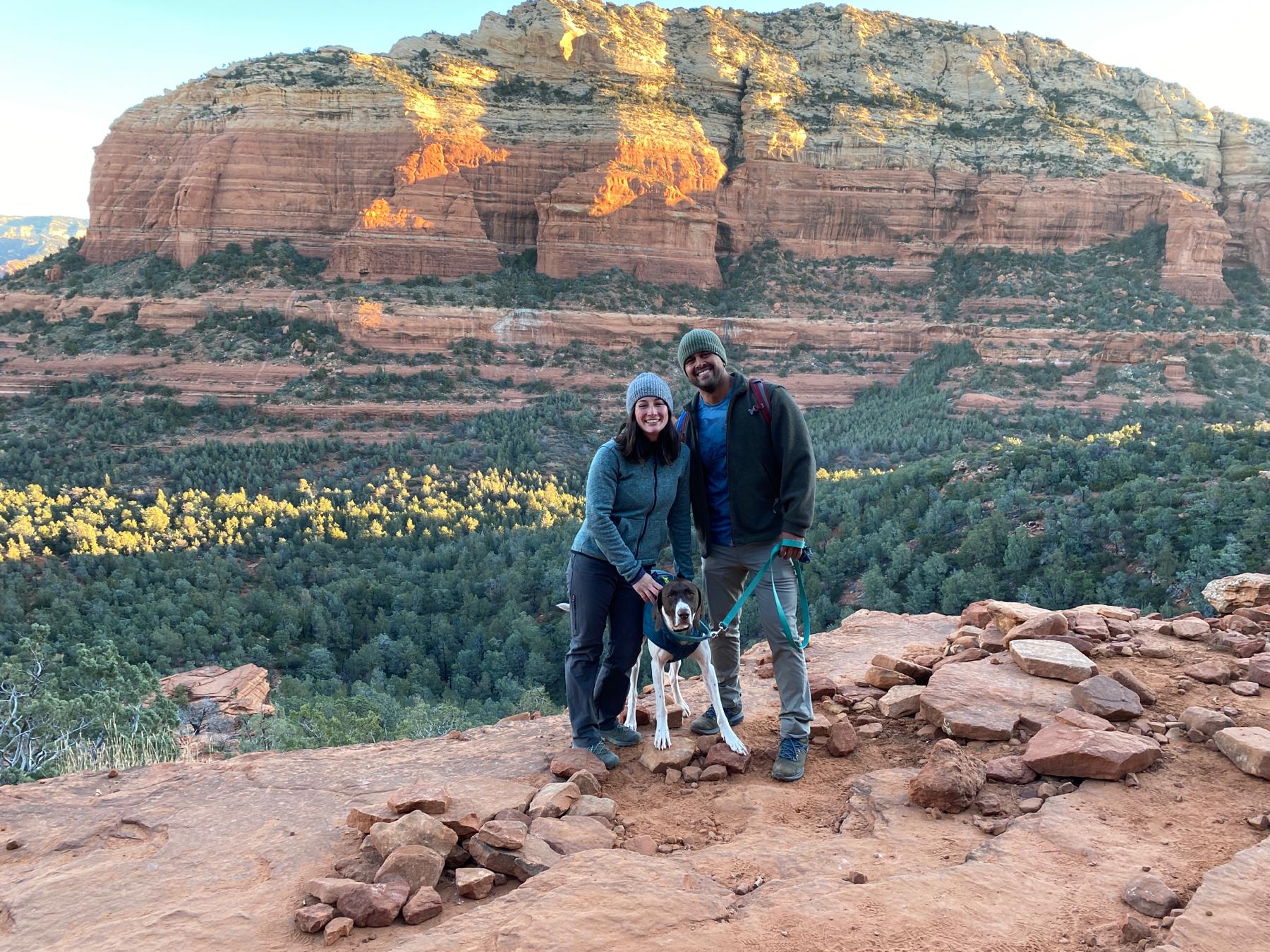 Climbing the red rocks out in Sedona, Arizona!