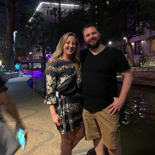 Night out in the San Antonio riverwalk