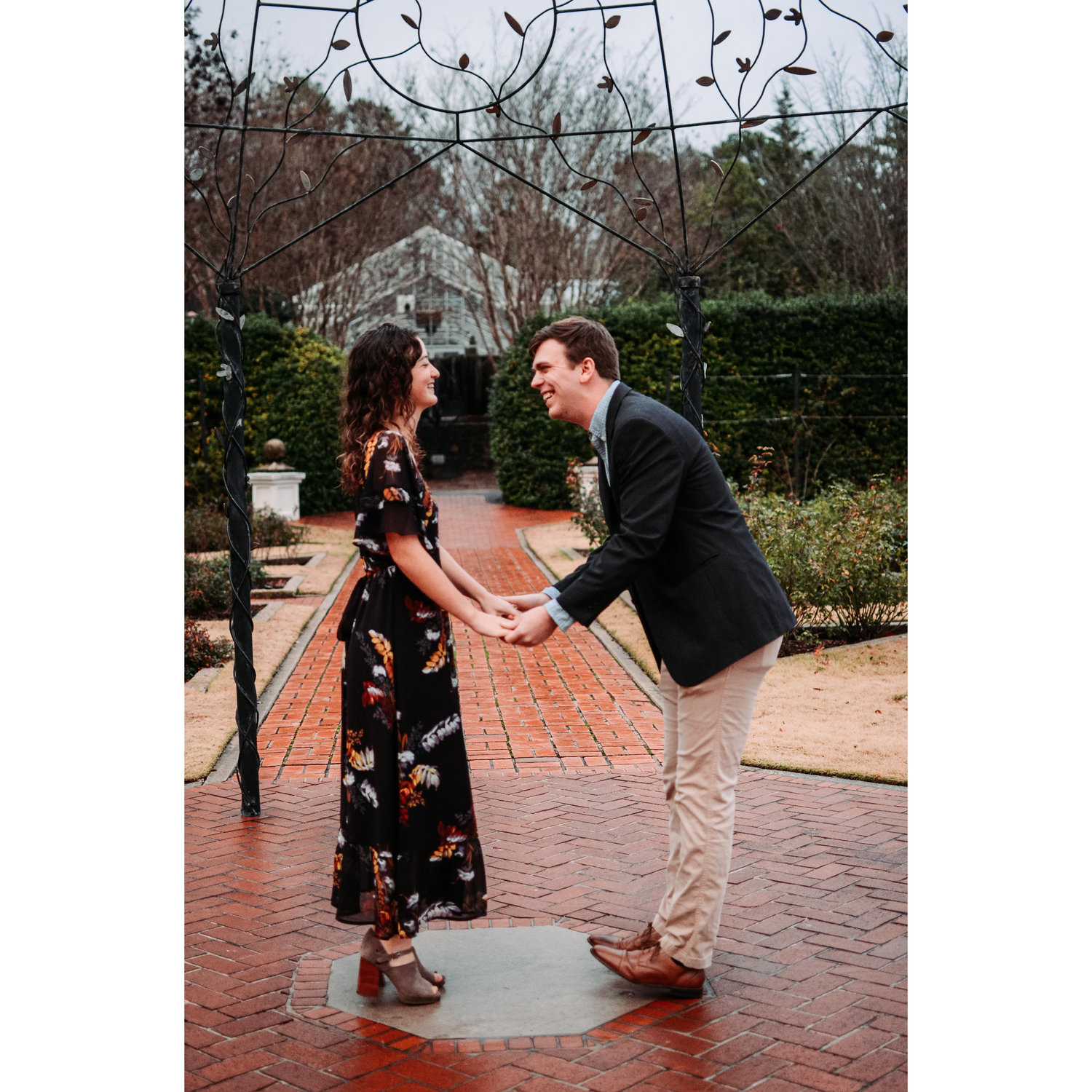 me probably asking for the 12th time if we were really engaged