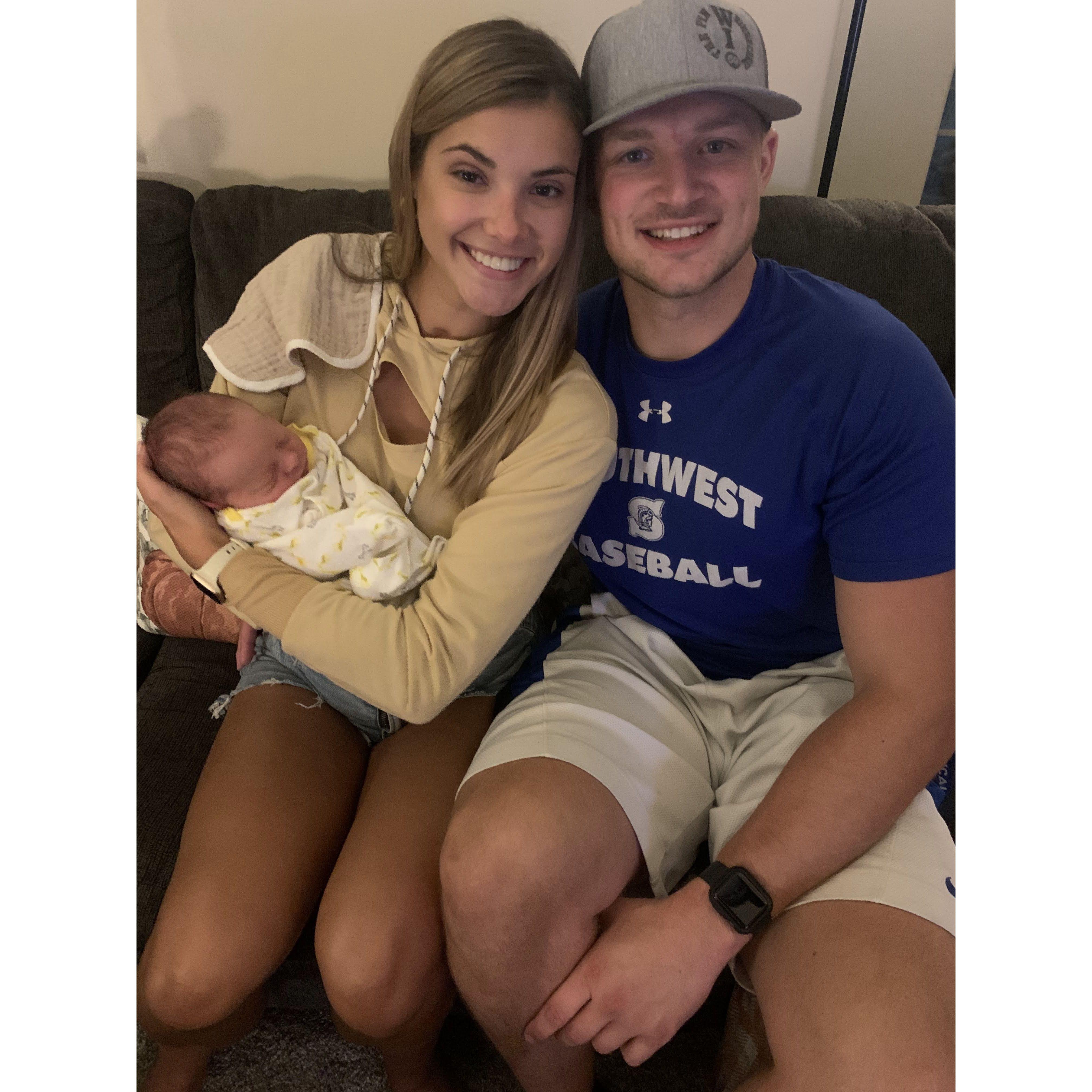First time meeting our nephew, Brooks!